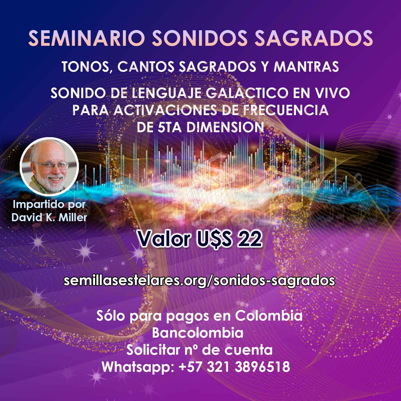 SEMINARIO DE SONIDOS SAGRADOS con David Miller